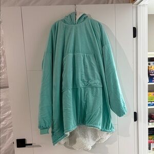 Cozy Teal Comfy Wearable Blanket